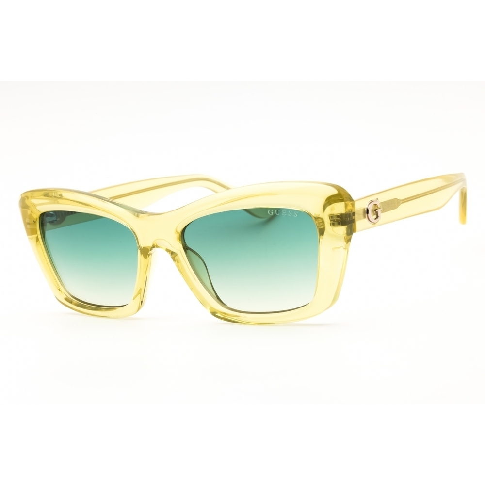 NWT Guess GU00195-39P Yellow Cat Eye 52mm Sunglasses
